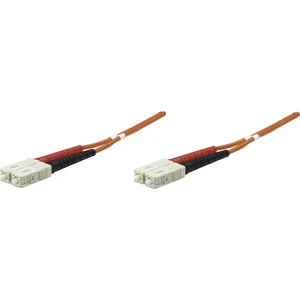 Intellinet 470032 optické vlákno LWL prepojovací kábel [1x zástrčka SC - 1x zástrčka SC] 50/125 µ Multimode OM2 5.00 m