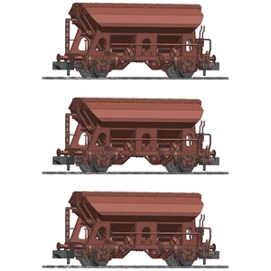 Fleischmann 830351 N Súprava 3 vozňov DB s otočnou strechou