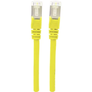 Intellinet 350488 RJ45 sieťové káble, prepojovacie káble CAT 6A S/FTP 1.50 m žltá fóliové tienenie, tienenie pletivom, b