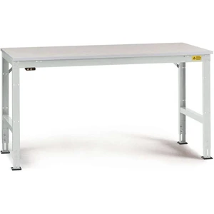 Manuflex LU4078.7035 ESD pracovný stôl UNIVERSAL Štandardný základný stôl s melamínovou doskou, ŠxHxV = 1500 x 1200 x 76