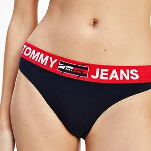 TOMMY HILFIGER Černé kalhotky Bikini Tommy Jeans