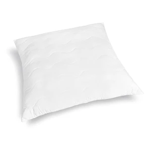 Biely prešívaný vankúš z mikrovlákna DecoKing Inez, 80 × 80 cm