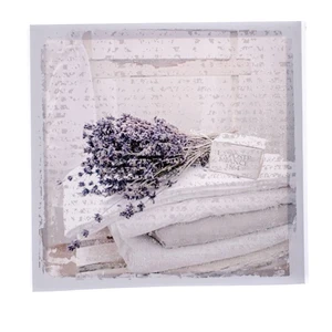 Obraz na plátne s levanduľou Dakls Flowers, 28 x 28 cm