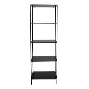 Čierna knižnica House Nordic Vita Shelf, 51 x 170 m