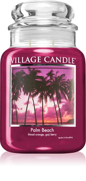 Village Candle Vonná sviečka v skle - Palm Beach - Palmová pláž, veľká