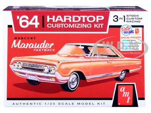 Skill 2 Model Kit 1964 Mercury Marauder Fastback 3-in-1 Kit 1/25 Scale Model by AMT