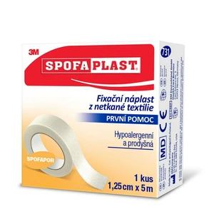 3M™ SPOFAPLAST 731 Fixační náplast z netkané textilie 12,5 mm x 5 m 1 kus