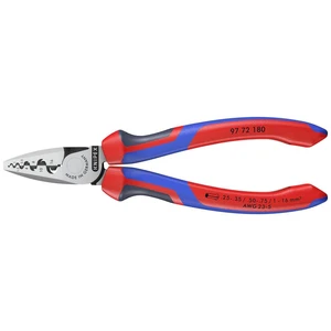Knipex  97 72 180 krimpovacie kliešte  dutiny na káble 0.25 do 16 mm²