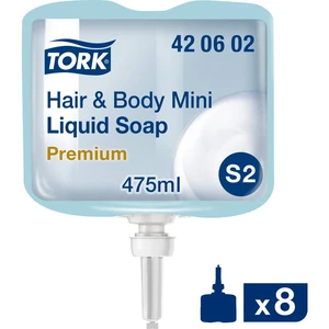 TORK Hair & Body Mini 420602 tekuté mydlo 475 ml 8 ks