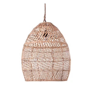 Ratanové závesné svietidlo Tomasucci Pear, výška 60 cm