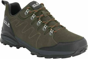 Jack Wolfskin Refugio Texapore Low M Khaki/Phantom 40,5 Pantofi trekking de bărbați