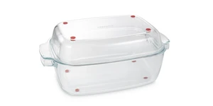 Tescoma pekáč s poklopem GrandCHEF 40 x 26 cm, skleněný