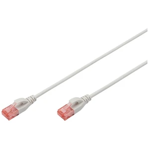 Digitus DK-1617-020S RJ45 sieťové káble, prepojovacie káble CAT 6 U/UTP 2.00 m sivá bez halogénov, samozhášavý, flexibil