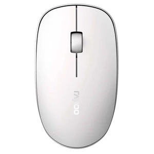 Myš Rapoo M200 (6940056181053) biela kancelárska myš • optický HD senzor s rozlíšením 1 300 DPI • 3 tlačidlá • USB nano prijímač alebo Bluetooth • max