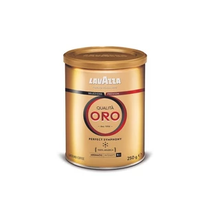 Káva mletá Lavazza Qualitá Oro 250 g mletá káva • vhodná pre pákové a automatické kávovary • 100 % arabica • aromatická a ovocná vôňa s tónmi medu a s