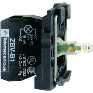 Schneider Electric ZB5AVB1 LED element s upevňovacím adaptérom, s objímkou ​​lampičky  biela  24 V/DC, 24 V/AC 1 ks