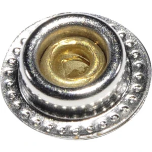 TRU COMPONENTS DR-INF-KK-10 kovový cvok    tlačidlo 10 mm, tlačidlo 10 mm