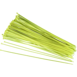 TRU COMPONENTS 93038c412  sťahovacie pásky 200 mm 2.50 mm žltá svetielkujúce 100 ks
