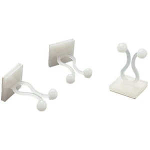 TRU COMPONENTS TC-TTB15203 káblová sponka samolepiaci 1593026 Priemer káblového zväzku (rozsah) 15 mm (max)   prírodná 1