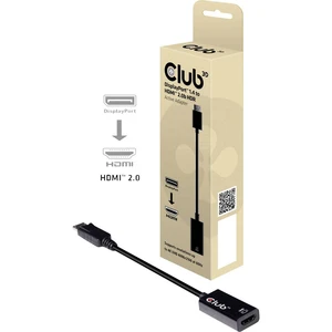 club3D CAC-1080 DisplayPort adaptér [1x zástrčka DisplayPort - 1x HDMI zásuvka] čierna