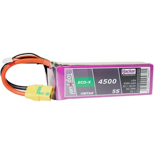 Hacker akupack Li-Pol 18.5 V 4500 mAh Počet článkov: 5 20 C SoftCase XT90