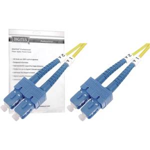 Digitus DK-2922-05 optické vlákno LWL prepojovací kábel [1x zástrčka SC - 1x zástrčka SC] 9/125 µ Singlemode OS2 5.00 m