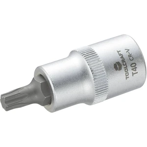 Násada nástrčného kľúča s T profilom T25, TOOLCRAFT, 12,5 mm (1/2 "), T40