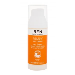 REN Clean Skincare Radiance Glow Daily Vitamin C 50 ml pleťový gél pre ženy na veľmi suchú pleť; na dehydratovanu pleť; na rozjasnenie pleti