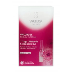 Weleda Wild Rose 7 Day Smoothing Beauty Treatment 5,6 ml pleťové sérum pre ženy na veľmi suchú pleť; výživa a regenerácia pleti; na unavenú pleť