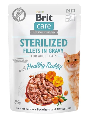 RIT CARE cat kapsa STERILISED  HEATHY rabbit - 85g