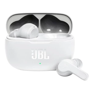 Slúchadlá JBL Wave 200TWS biela bezdrôtové slúchadlá • výdrž až 20 h • frekvencia 20 Hz až 20 kHz • citlivosť 108 dB • impedancia 16 ohmov • odolnosť 
