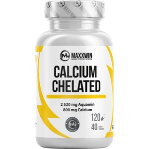 Maxxwin Calcium Chelated kapsle pro podporu zdraví kostí a zubů 120 cps
