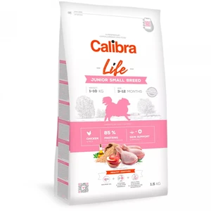 CALIBRA Life Junior Small Breed Chicken pro mladé psy malých plemen 1 ks, Hmotnost balení: 1,5 kg