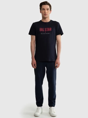 Tričko Big Star Man T-shirt_ss 150045 modrej farbe Blue-403