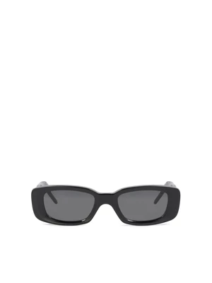 Wąskie okulary przeciwsłoneczne z jednolitym przyciemnieniem