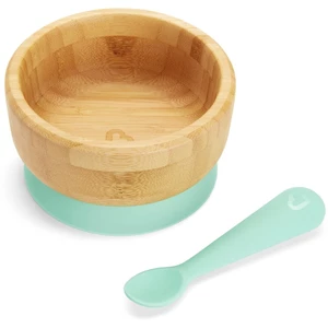 Munchkin Bambou Suction Bowl & Spoon jídelní set pro děti 6 m+ 1 ks