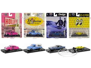 "Auto-Drivers" Set of 4 pieces in Blister Packs Release 99 Limited Edition to 9600 pieces Worldwide 1/64 Diecast Model Cars by M2 Machines