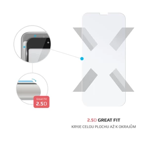 Ochranné tvrzené sklo FIXED pro Apple iPhone 15 Pro, čirá