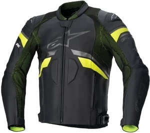 Alpinestars GP Plus R V3 Rideknit Leather Jacket Black/Yellow Fluo 58 Kurtka skórzana