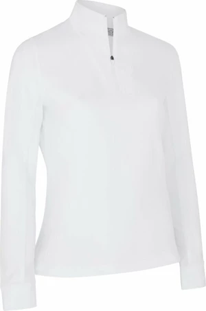 Callaway Womens Solid Sun Protection 1/4 Zip Brilliant White XS