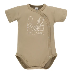 Pinokio Kids's Free Soul Shortsleeve Buttoned Bodysuit