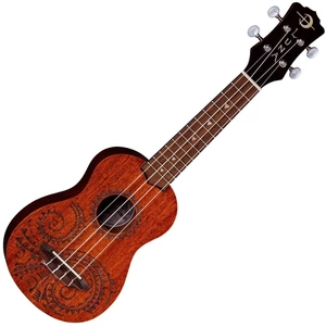 Luna Tattoo Ukulele sopranowe Mahogany