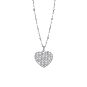 Rosato Romantický strieborný náhrdelník Storie RZC048 (retiazka, prívesok)