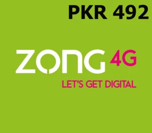Zong 492 PKR Mobile Top-up PK