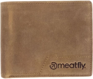 Meatfly Eliot Premium Leather Wallet Roble Billetera