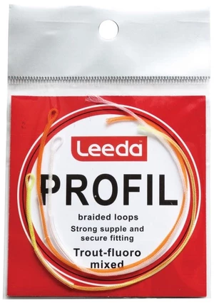Leeda rýchlospojky profil braided loops trout flouro mixed 3 ks