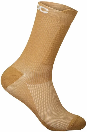 POC Lithe MTB Mid Sock Aragonite Brown L Cyklo ponožky