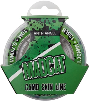 Madcat náväzcová šnúra camo skin line brown camo 10 m - 0,90-1,35 mm 75 kg