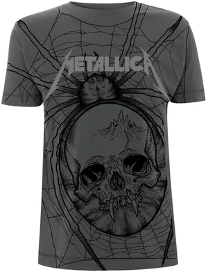 Metallica Tričko Spider All Over Pánské Grey M