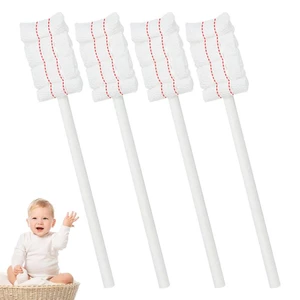 Newborn Toothbrush 30pcs Soft Newborn Tongue Cleaner Gauze Newborn Oral Cleaning Tool For Little Girls And Toddler For Remove